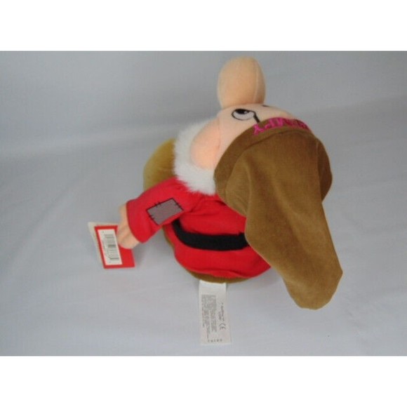 Disney Store 12" Sitting Grumpy Doll /Shelf Sitter- (Snow White &  7 Dwarfs) tag - Picture 3 of 14